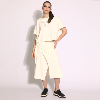 Nomad - Blusa de moleton, mangas curtas