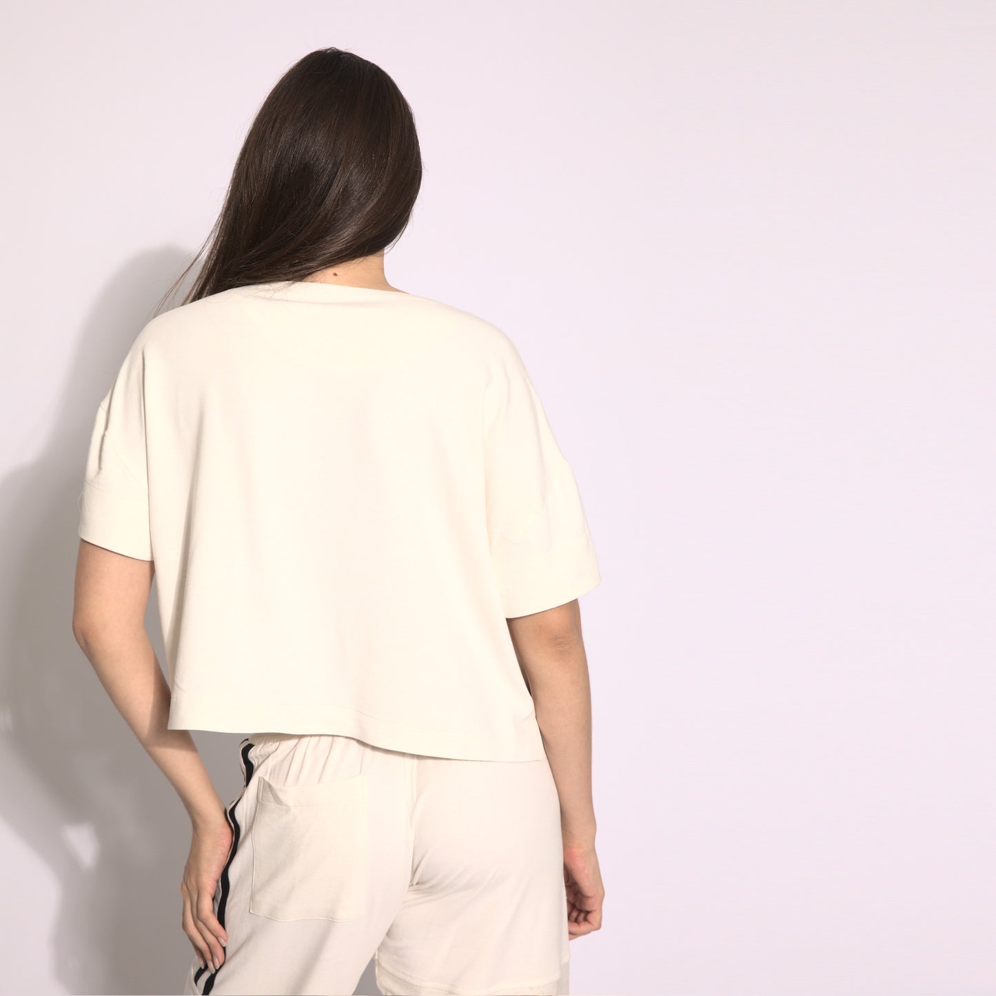 Nomad - Blusa de moleton, mangas curtas