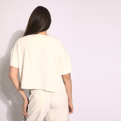 Nomad - Blusa de moleton, mangas curtas