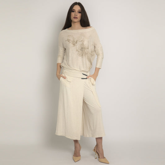 Aurora - Saia-calça com fivela