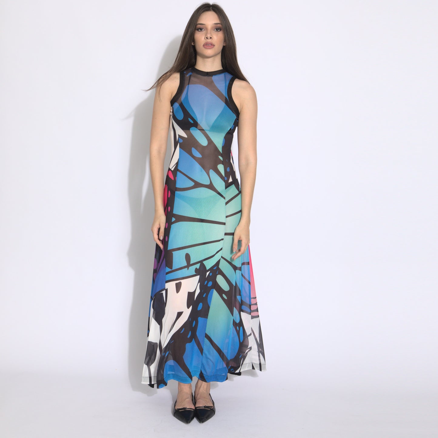 Mesh Dress - veste em tule (segunda pele)