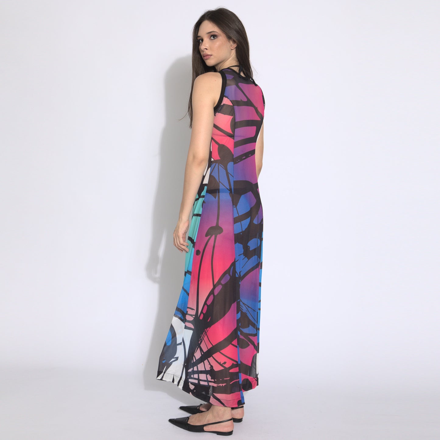 Mesh Dress - veste em tule (segunda pele)